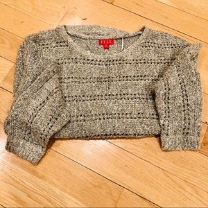 Elle Golden Tan Shimmer Sweater